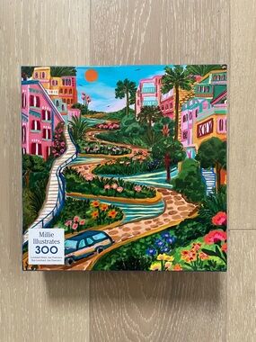 Millie Illustrates 300-Piece Puzzle - Colorful San Francisco Street Art